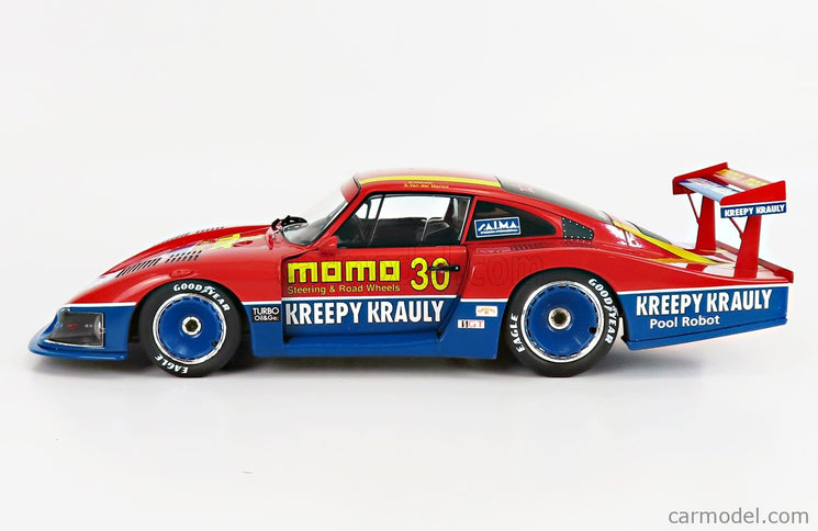 Porsche 935 Moby Dick N 6h Mid Ohio 1983 1:18 Solido červená modrá