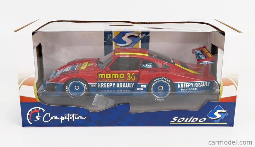 Porsche 935 Moby Dick N 6h Mid Ohio 1983 1:18 Solido červená modrá