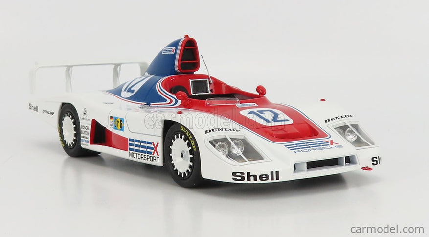Porsche 936 2.1L Turbo Team Essex Motorsport N°12 24h Le Mans 1979 J.Ickx - B.Redman - J.Barth 1:18 Solido biela červená modrá