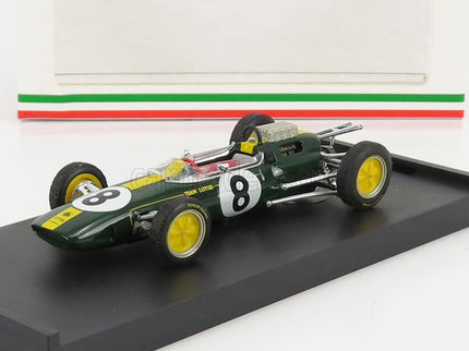 Lotus F1 25 N°8 Víťaz Italy GP Jim Clark 1963 Majster Sveta 1:43 Brumm zelená