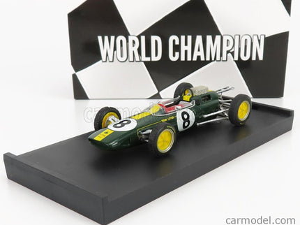 Lotus F1 25 N°8 Víťaz Italy GP Jim Clark 1963 Majster Sveta 1:43 Brumm zelená