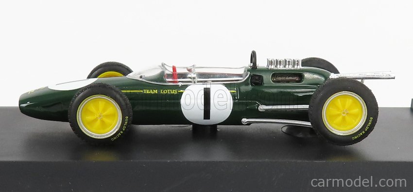 Lotus F1 25 N°1 Víťaz Belgium GP Jim Clark 1963 Majster Sveta 1:43 Brumm zelená