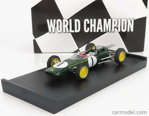 Lotus F1 25 N°1 Víťaz Belgium GP Jim Clark 1963 Majster Sveta 1:43 Brumm zelená