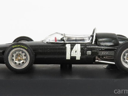 BRM F1 P57 N°14 Víťaz Italy Monza GP Graham Hill 1962 Majster Sveta 1:43 Brumm sivá metalická