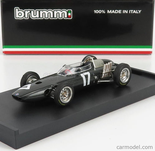 BRM F1 P57 N°17 Víťaz Dutch Europe GP Graham Hill 1962 Majster Sveta 1:43 Brumm sivá metalická