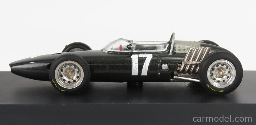 BRM F1 P57 N°17 Víťaz Dutch Europe GP Graham Hill 1962 Majster Sveta 1:43 Brumm sivá metalická