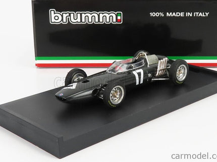 BRM F1 P57 N°17 Víťaz Dutch Europe GP Graham Hill 1962 Majster Sveta 1:43 Brumm sivá metalická