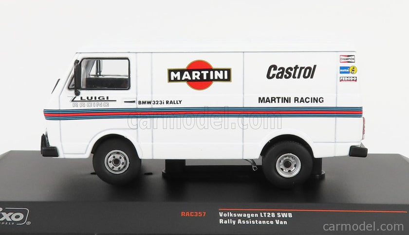 Volkswagen LT28 Van Swb Team Martini Rally Assistance 1975 1:43 IXO Models biela