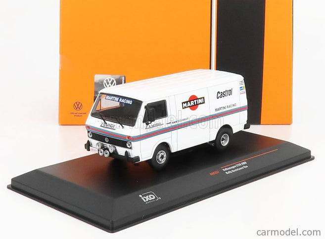 Volkswagen LT28 Van Swb Team Martini Rally Assistance 1975 1:43 IXO Models biela