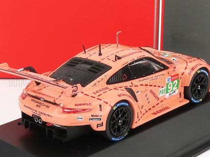 PORSCHE | 911 991 RSR TEAM PORSCHE GT N 92 WINNER LMGTE PRO PINK PIG TRIBUTE 24h LE MANS 2018 MICHEAL CHRISTENSEN - KEVIN ESTRE - LAURENS VANTHOOR | PINK