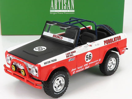 Ford Bronco Baja N°56 Purolator Tribute Edícia 1975 1:18 Greenlight červená biela čierna