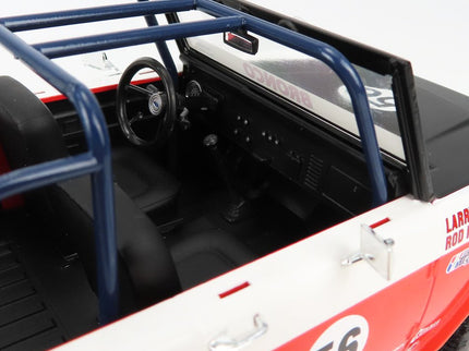 Ford Bronco Baja N°56 Purolator Tribute Edícia 1975 1:18 Greenlight červená biela čierna