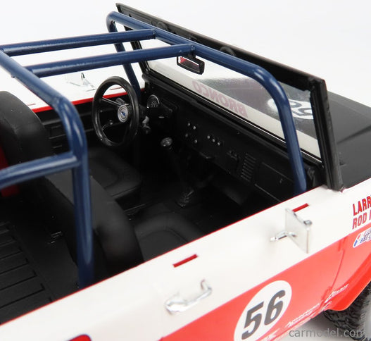 Ford Bronco Baja N°56 Purolator Tribute Edícia 1975 1:18 Greenlight červená biela čierna