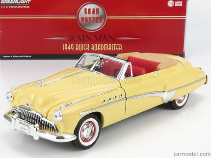 Buick Roadmaster Cabriolet Open 1949 - Charlie Babbitt Rain Man 1:18 Greenlight krémová