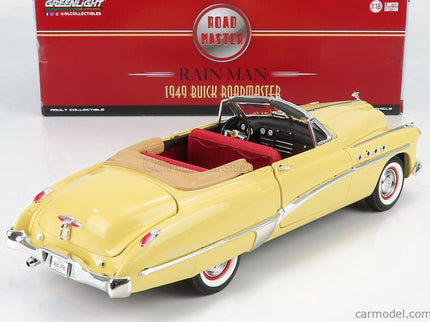 Buick Roadmaster Cabriolet Open 1949 - Charlie Babbitt Rain Man 1:18 Greenlight krémová