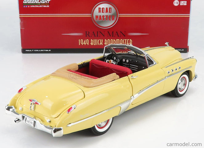 Buick Roadmaster Cabriolet Open 1949 - Charlie Babbitt Rain Man 1:18 Greenlight krémová
