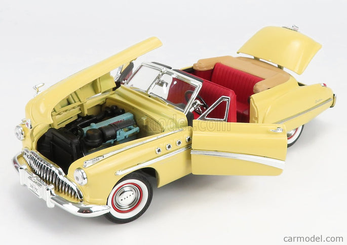 Buick Roadmaster Cabriolet Open 1949 - Charlie Babbitt Rain Man 1:18 Greenlight krémová