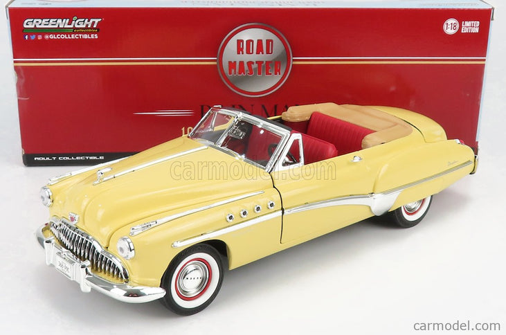 Buick Roadmaster Cabriolet Open 1949 - Charlie Babbitt Rain Man 1:18 Greenlight krémová