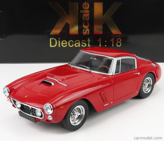 Ferrari 250GT Swb 3.0L V12 Coupe Competizione 1961 1:18 KK Scale červená