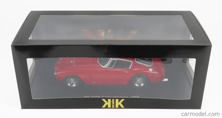 Ferrari 250GT Swb 3.0L V12 Coupe Competizione 1961 1:18 KK Scale červená