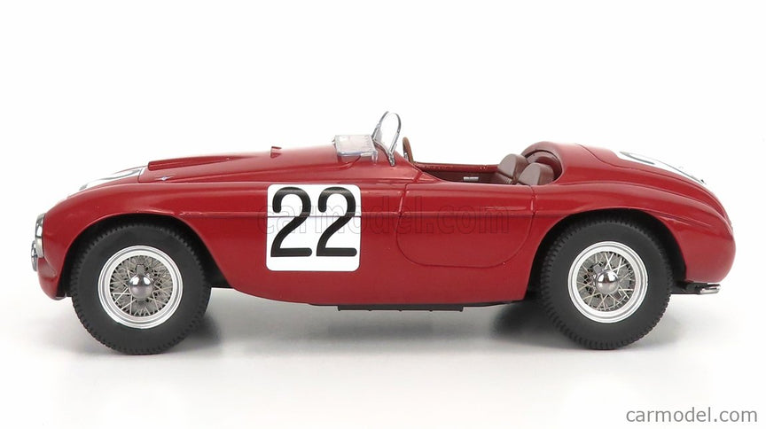 Ferrari 166MM Barchetta 2.0L V12 Spider Team Peter Mitchell-Thomson N°22 Víťaz 24h Le Mans 1949 L.Chinetti - L.Selsdson 1:18 KK Scale červená