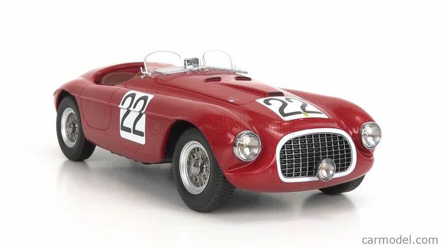 Ferrari 166MM Barchetta 2.0L V12 Spider Team Peter Mitchell-Thomson N°22 Víťaz 24h Le Mans 1949 L.Chinetti - L.Selsdson 1:18 KK Scale červená