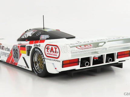 Porsche Dauer 962 3.0L Turbo Team Le Mans Porsche N°36 Víťaz 24h Le Mans 1994 Mauro Baldi - Hurley Haywood - Yannick Dalmas 1:18 Werk83 biela červená