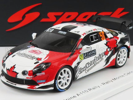 RENAULT | ALPINE A110 RALLY N 50 RALLY MONTECARLO 2022 I.CRERAR - E.RACETTE | WHITE RED BLACK