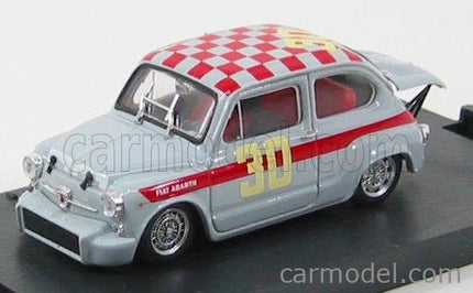 Fiat 600 Abarth 1000 N°30 4h Di Monza 1966 G.Baghetti 1:43 Brumm sivá červená
