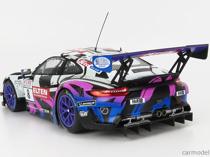 Porsche 911 991 GT3 R Team Ring Police N°8 Vln Nurburgring 2019 J.E.Slooten - L.Luhr - A.De Leener - S.Jans 1:18 IXO Models biela čierna ružová