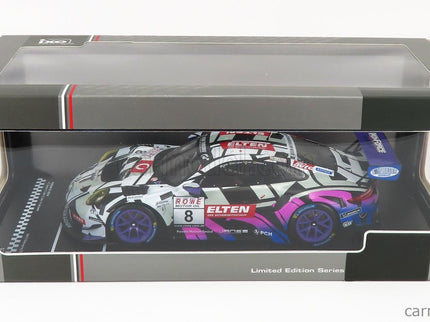 Porsche 911 991 GT3 R Team Ring Police N°8 Vln Nurburgring 2019 J.E.Slooten - L.Luhr - A.De Leener - S.Jans 1:18 IXO Models biela čierna ružová