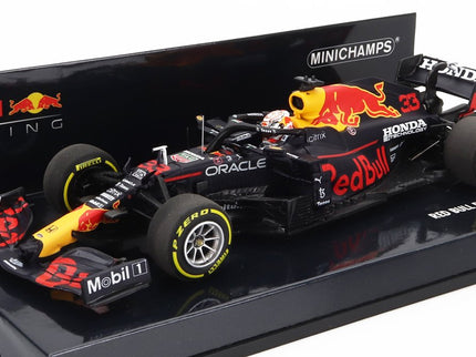 RED BULL | F1  RB16B HONDA RA620H TEAM RED BULL RACING N 33 WINNER MEXICO GP WORLD CHAMPION 2021 MAX VERSTAPPEN | MATT BLUE YELLOW RED