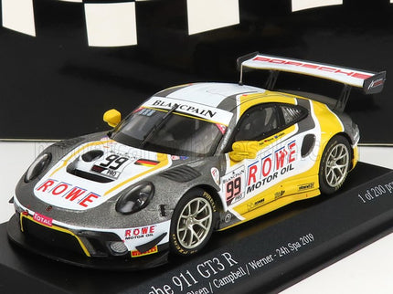 PORSCHE | 911 991-2 TEAM ROWE RACING N 99 7th 24h SPA 2019 D.OLSEN - M.CAMPBELL - D.WERNER | GREY WHITE YELLOW