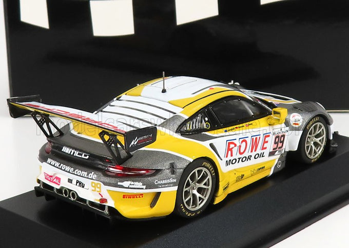 PORSCHE | 911 991-2 TEAM ROWE RACING N 99 7th 24h SPA 2019 D.OLSEN - M.CAMPBELL - D.WERNER | GREY WHITE YELLOW