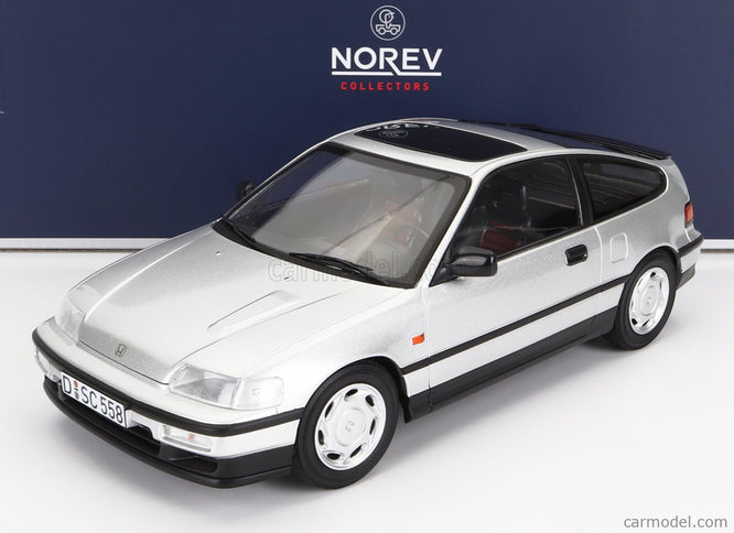 Honda Crx 1990 1:18 Norev strieborná
