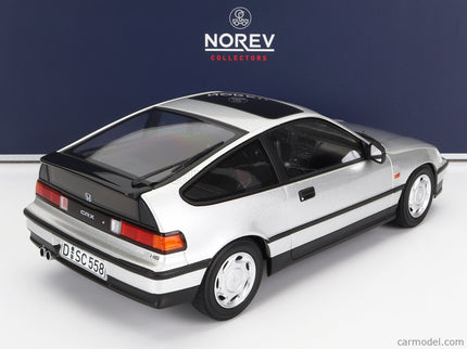 Honda Crx 1990 1:18 Norev strieborná