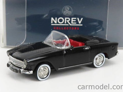 Simca Aronde P60 Oceane Cabriolet Open 1960 1:87 Norev čierna