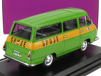 SKODA | 1203 MINIBUS POSTE SPOJE 1974 | GREEN YELLOW