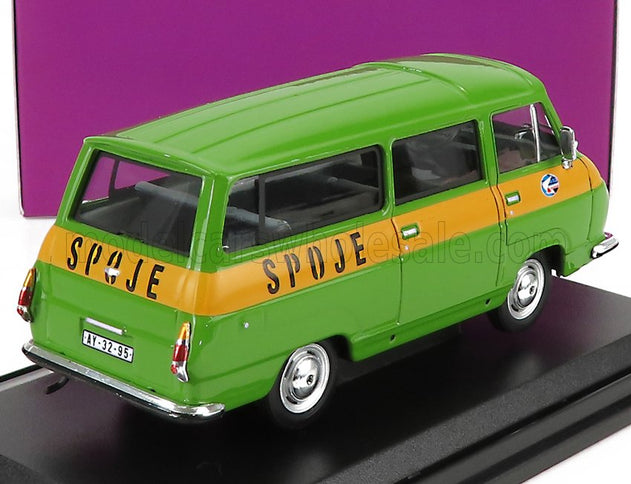 SKODA | 1203 MINIBUS POSTE SPOJE 1974 | GREEN YELLOW