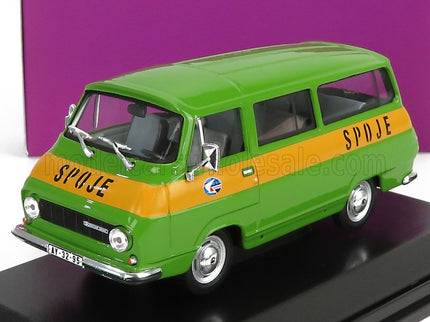 SKODA | 1203 MINIBUS POSTE SPOJE 1974 | GREEN YELLOW
