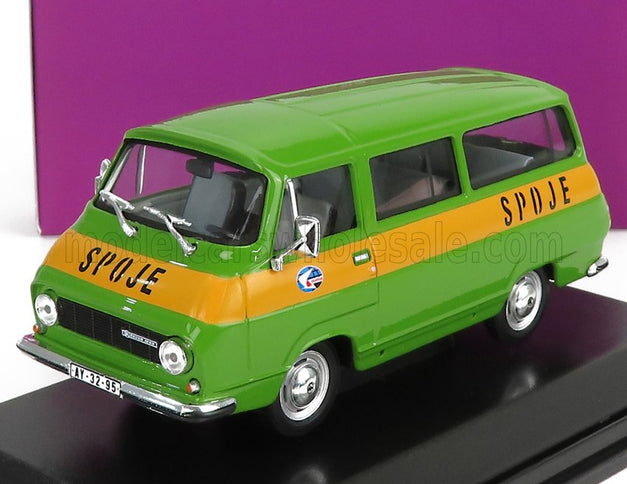 SKODA | 1203 MINIBUS POSTE SPOJE 1974 | GREEN YELLOW