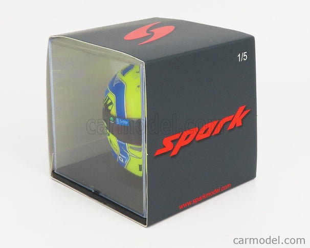Bell Helmet F1 Helma MCL36 Team Mclaren N°4 Sezóna 2022 Lando Norris 1:5 Spark Model žltá modrá