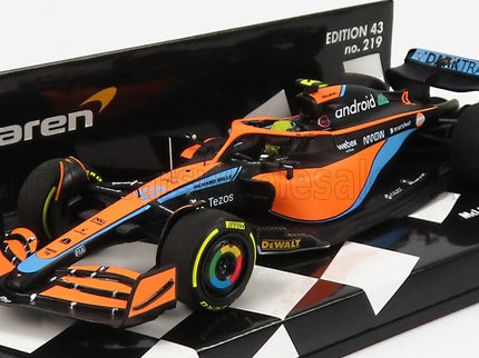 McLAREN | F1  MCL36 TEAM MCLAREN N 4 BAHRAIN GP 2022 LANDO NORRIS | ORANGE LIGHT BLUE