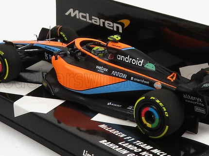 McLAREN | F1  MCL36 TEAM MCLAREN N 4 BAHRAIN GP 2022 LANDO NORRIS | ORANGE LIGHT BLUE