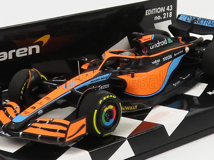 McLAREN | F1  MCL36 TEAM MCLAREN N 3 BAHRAIN GP 2022 DANIEL RICCIARDO | ORANGE LIGHT BLUE