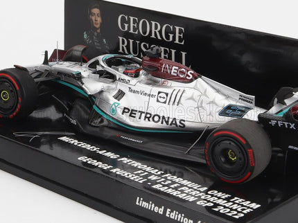 MERCEDES GP | F1 W13E TEAM MERCEDES-AMG PETRONAS F1 N 63 4th BAHRAIN GP 2022 GEORGE RUSSELL | SILVER GREEN