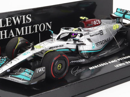 MERCEDES GP | F1 W13E TEAM MERCEDES-AMG PETRONAS F1 N 44 3rd BAHRAIN GP 2022 LEWIS HAMILTON | SILVER GREEN