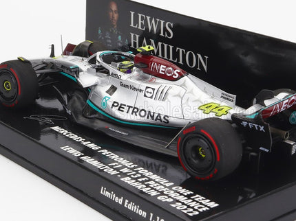 MERCEDES GP | F1 W13E TEAM MERCEDES-AMG PETRONAS F1 N 44 3rd BAHRAIN GP 2022 LEWIS HAMILTON | SILVER GREEN