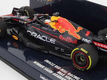 RED BULL | F1  RB18 TEAM ORACLE RED BULL RACING N 1 BAHRAIN GP WORLD CHAMPION 2022 MAX VERSTAPPEN | MATT BLUE YELLOW RED