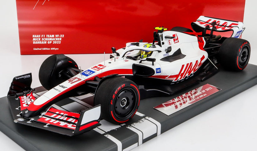 HAAS | F1  VF-22 TEAM HAAS N 47 BAHRAIN GP 2022 MICK SCHUMACHER | WHITE BLACK RED